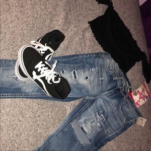 Vans high top sneakers